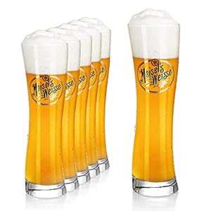 Maisel´s Weisse Original Weizenbiergläser 0,5 l (6 STK) | Hefe Weissbiergläser 0,5 l | Maisel Weizenbiergläser 0,5 l als…