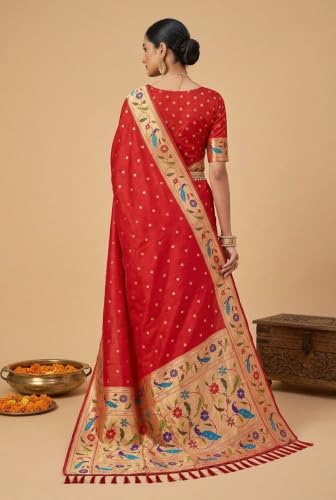 OWLSKY, SASSY & STYLO paithani silk saree – image 2