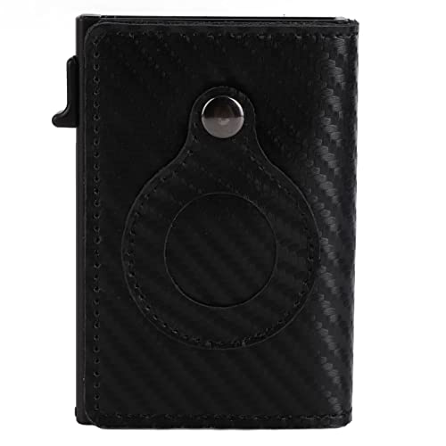 Business Wallet Fine Workmanship Card Wallet Soft Large Capacity Lightweight Lose Proof Multifunctional Leather for Gift(black)2