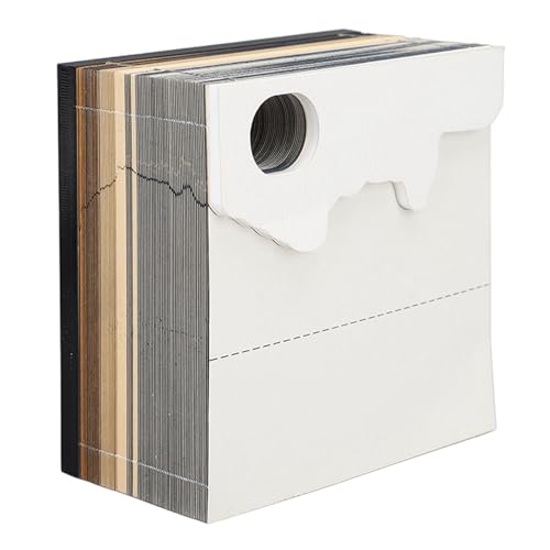 Bloc-Notes Castle 3D Cocoarm avec Calendrier 2024 et Lumière pour Décoration Bureau