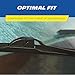 Michelin 40-2616SPBA Pro Plus Silicone Twin Pack 26 & 16 inch Wiper Blade Fits Select Toyota, Hyundai, Honda, Kia, Subaru, Nissan, Acura, Ford, Infiniti, Scion, Model Years (2 Pack)