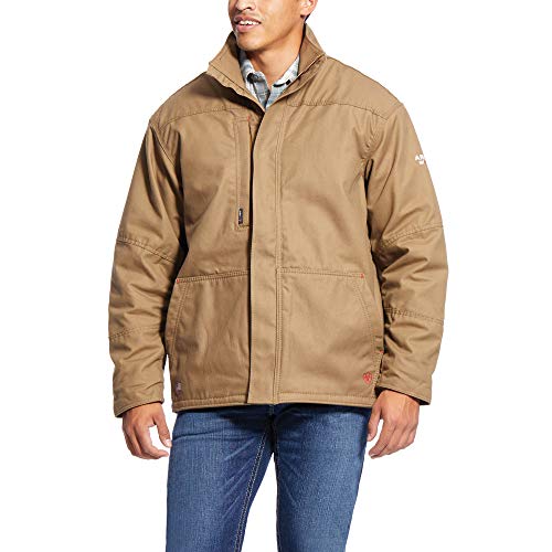 Ariat Men's FR Workhorse Jacket, Khaki, MED