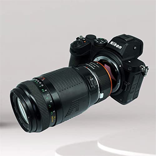 Image of PHOLSY Lens Mount Adapter Compatible with Canon EOS EF Mount Lens to Nikon Z Mount Camera Body Compatible with Nikon Z fc, Z30, Z9, Z6 II, Z7 II, Z6, Z7, Z5, Z50