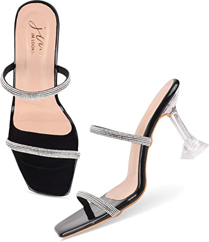 Image of JM LOOKS Women Slim Solid Comfortable Sole Kitten Heel Sandals For Womens & Girls IRF-108-X