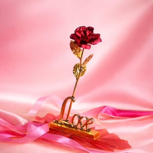 Valentine's Day Gift-Birthday Gift| Valentines Gift Set for Girls Women Girlfriend Boys Husband Wife Boyfriend Lovers-Valentine Day Gifts Heart Shape Teddy Box Artificial Rose and Couple Ring (val-1)