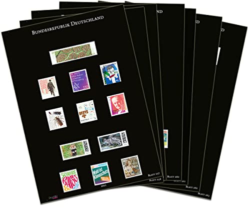 Supplément Prophila 2021 BRD Allemagne pages noires en couleur