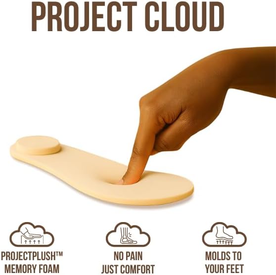 Project Cloud Kids Shoes for Girls & Boys - Memory Foam Slip On Shoes - Lightweight Lace-Up Fashion Kids Sneakers Trendy (Little Irita) - Image 5