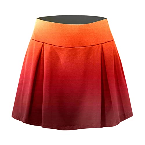 ZLBDYG Saias para mulheres, mulheres, uso diário, casual, treino, estampada, tênis, ioga, esportes,