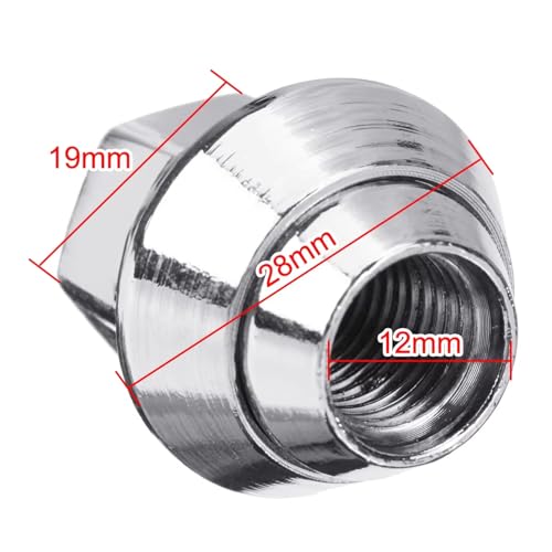 Perno de rueda compatible con Ford Fusion 2002 a 2014 tornillo 19mm 2