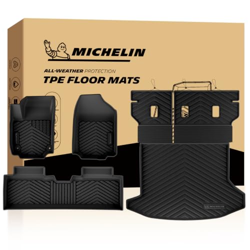 Image of Michelin Vehicle Mats, All-Weather TPE Custom Fit Liner for 2025-2027 Chevy Equinox Gas /GMC Terrain, Premier, Not Fit Equinox EV