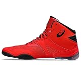 ASICS Men's Split Elite Wrestling Shoes, 9, Classic RED/Black