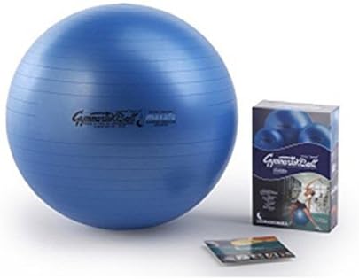 Ledragomma Maxafe Core Stability Ball (65cm) with Handbook - Blue