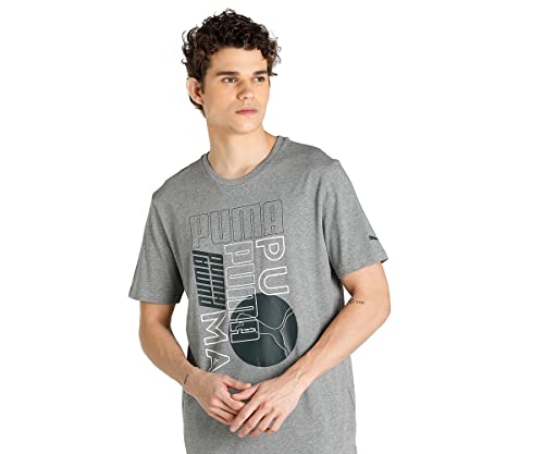 Image of Puma Men's Solid Regular Fit T Shirt