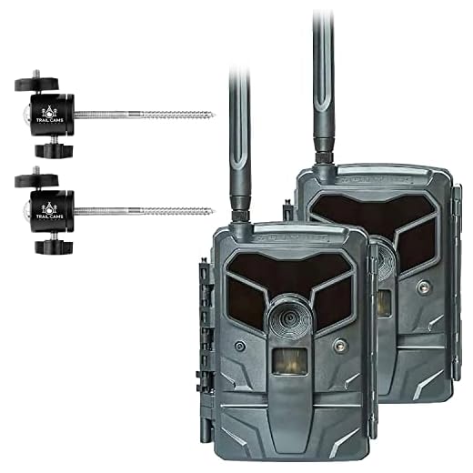 Moultrie Mobile Exo Cellular Trail Camera | Verizon | 18MP Resolution (2 PK) + Two Tree Mounts
