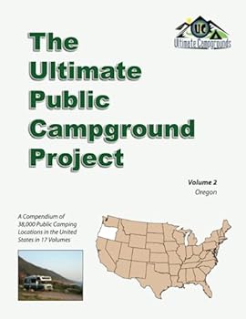 Paperback The Ultimate Public Campground Project: Volume 2 - Oregon Book