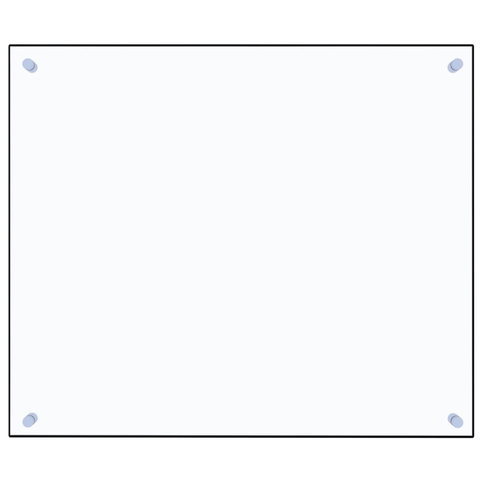 Paraschizzi per Cucina Trasparente 70x60 cm in Vetro Temperato,Pannello Paraschizzi Cucina Adesivo da Parete,Ignifugo e Resistente all'Acqua Paraspruzzi Lavandino