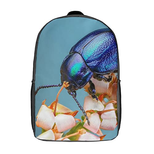 Sac à dos 17 pouces Cartable de voyage imprimé 3D mixte Beetle Classic
