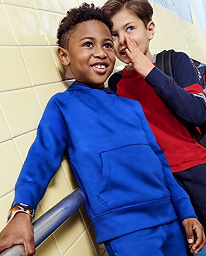 The Children's Place Boys' Active Long Sleeve Knit Performance Hoodie, Quench Blue, X-Small #TOP3