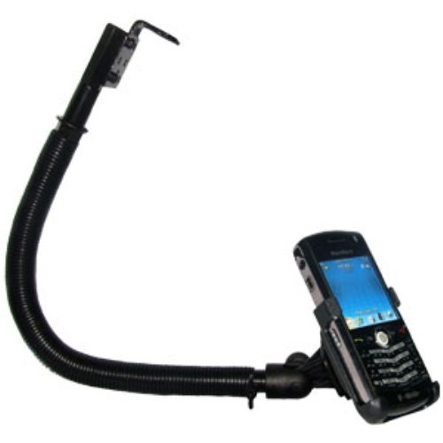 Amzer 15-Inch Steel Gooseneck Floor Mount for BlackBerry Pearl 8100, 8110, 8120, and 8130 - Black