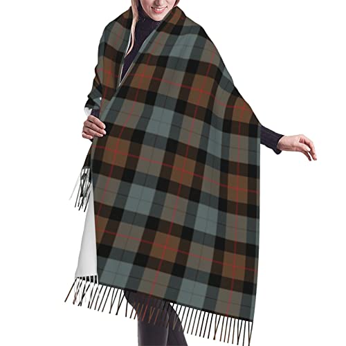 Winter Warm Wrap Shawl Hay Ancient Tartan Print Scarves Blanket Scarf For Women Men