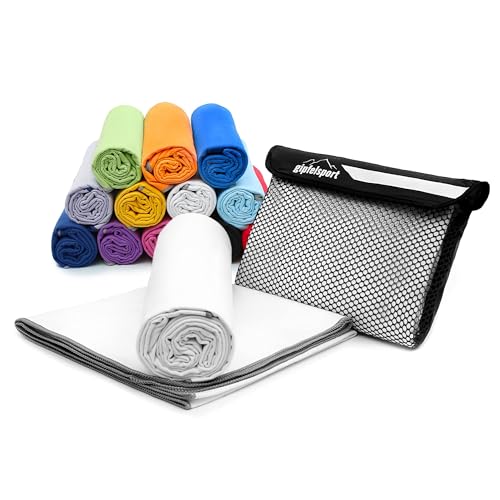 gipfelsport Mikrofaser Handtuch - Microfaser Handtücher Set, Strandtuch,...