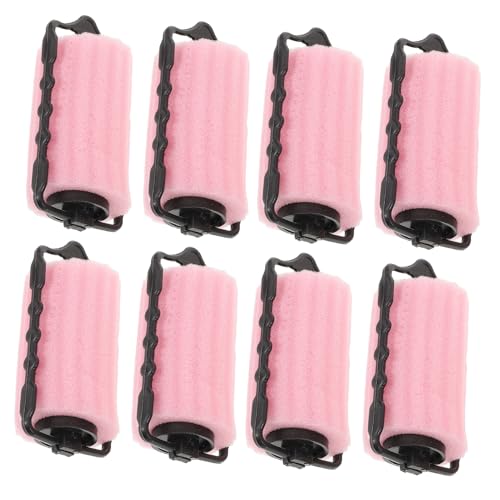 FRCOLOR 8piezas Rodillos Esponja Para Pelo Rulos Suaves Para Ondas y Rizos Herramienta Cómoda y Amigable Para Cabello Uso Casa y Salón