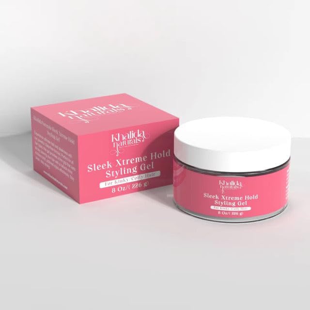 Amazon.com : KhalidaNaturals Sleek Xtreme Hold Styling Gel, type 4