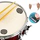 24 Stück Trommeldämpfer Pads Trommel Schalldämpfer Weiche Silikon Dämpfer Gel Pads Trommeldämpfer Silikon Trommeldämpfer Transparent Schalldämpfung Trommeln Klebend Gel Drum Mute Für Schalldämpfung