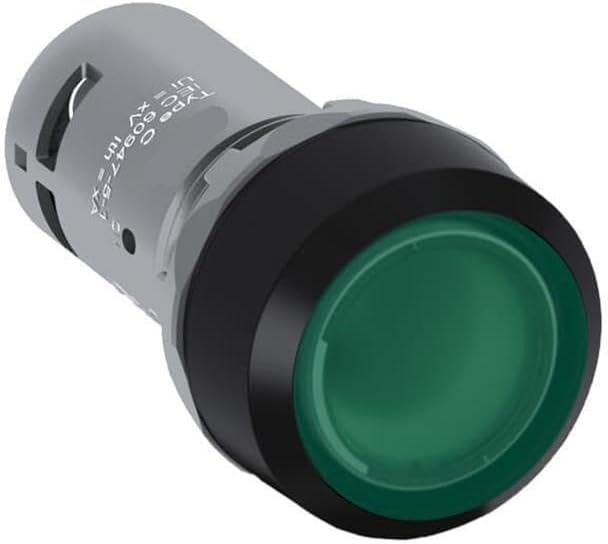 CP Series Plastic Ring Flat Button with Light CP1-12G-10 | 10103850