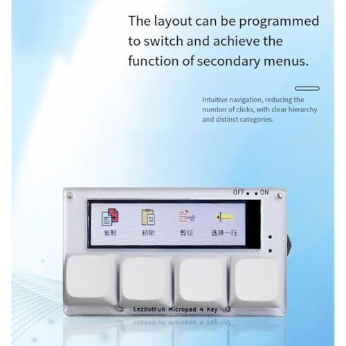 Clavier Macro Programmable sans Pilote avec Affichage Micropad - 6