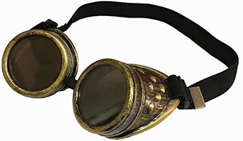 Vintage Steampunk Goggles Mad Scientist Goggles for Halloween Costume