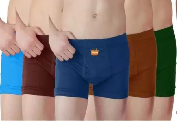 cavendres 85 Regular FIT Solid Cotton Premium Trunk Underwear(Pack of 5)-picture-46