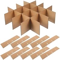 6 StüCk/ 1 Set Karton TrennwäNde FüR Umzugskartons - Schutzplatten FüR Gläser Und Zerbrechliche GegenstäNde 82 * 82 * 80Mm FäCher Wiederverwendbar Einfach Zu Verwenden