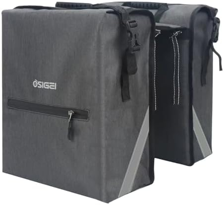 Borse Da Bicicletta Posteriore 25L Impermeabile - Doppia Tasca, Riflettenti, Per Mountain E Strada - Foto 2