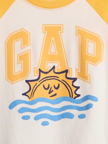 Image of Gap Baby Boys' Short Sleeve Raglan Logo Tee