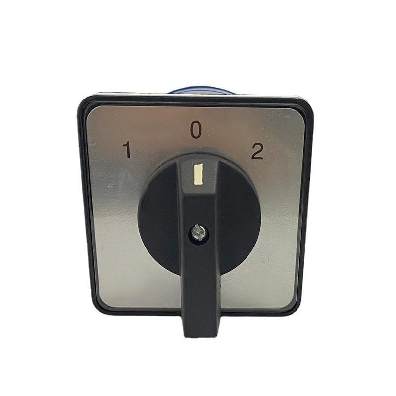 Wtukmo 125A Two Poles Universal Conversion LW26-125 LW28 Three Positions Reverse Dual Power Supply Forward and Reverse Cam Switch(Man-Off-AUTO)