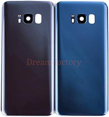 Lysee Mobile Phone Housings & Frames - 30pcs for Galaxy S8 G950 Battery Door Back Housing for Samsung S8 Plus G955 Rear Glass with Back Camera Lens Cover +Adhesive DHL - (Color: Mix Order)