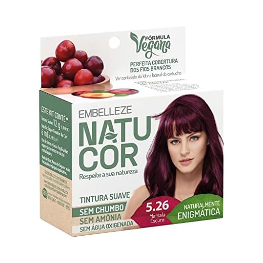 Tintura Natucor 5.26 Marsala Escuro