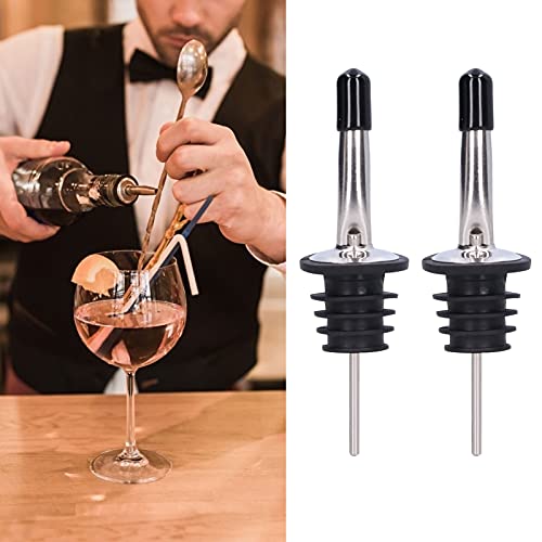10 peças de dosadores de licor, dosador de garrafa de vinho de aço inoxidável, bico de óleo de oliva