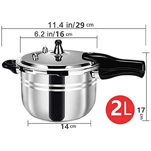Olla a presión de acero inoxidable 2 L miniatura 2