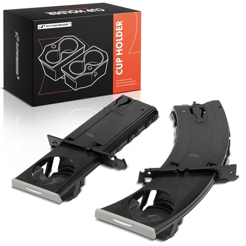 Inserto porta vasos gris A-Premium compatible BMW 2 unidades miniatura 1