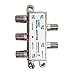 Amphenol 4-Way Digital Coaxial Splitter MoCA 2.5 ABS314H