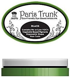 Eco Green Crafts Paris Trunk Dye-Based Artists Ink in Black