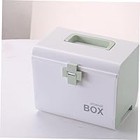 Vista 2 de DECHOUS Organizador de medicamentos, organizador de primeros auxilios para viajes en casa