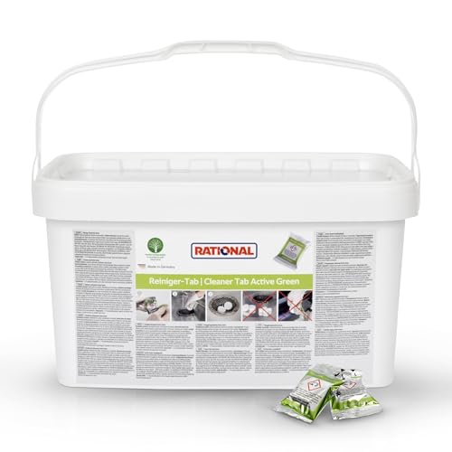 We Can Source It Ltd – Active Green Detergent Cleaner Tablets (56.01.535) - Combi Oven Cleaning Tablets for Rational and Lincat SCC Ovens - Professional-Grade Hygiene Solution - Tub of 150