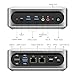 Mini PC i9 Intel Core i9-11900H(4.9GHz, 8C/16T), 16GB DDR4 512GB SSD, W-11 Pro Mini Desktop Computer 4K Triple Display, 2.5G Dual LAN, WiFi6, BT5.2, 6X USB Ports, MGI9 Micro PC for Home/Office
