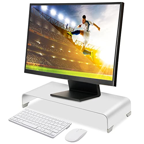 Best Seller SOUNDANCE Premium Monitor Stand, Thick Aluminum Computer Riser for Screen up to 30”, Sturdy Metal Base with Storage Space for Keyboard and Mouse, Minimalist Ergonomic Holder for Desktop PC and Laptop Best Deal SOUNDANCE Premium Monitor Stand, Thick Aluminum Computer Riser for Screen up to 30”, Sturdy Metal Base with Storage Space for Keyboard and Mouse, Minimalist Ergonomic Holder for Desktop PC and Laptop