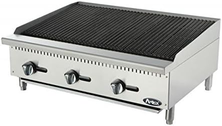 Atosa ATCB-36 Heavy Duty 36" Countertop Char-Rock Broiler