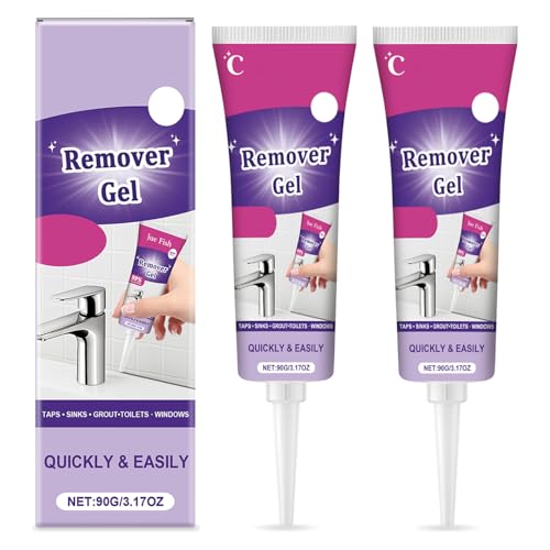 Remover Cleaning Gel,Powerful Household Cleaning Gel Penetrates All Surfaces, Deep Tile Gap & Bathroom and Kitchen Joint Cleane (2PCS)