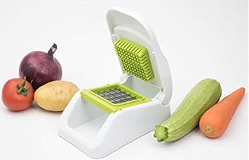 Compact Vegetable & Fruit Chipser with 2 Blades - Multipurpose Vegetable and Fruit Chopper Grater Cutter (Multicolor)